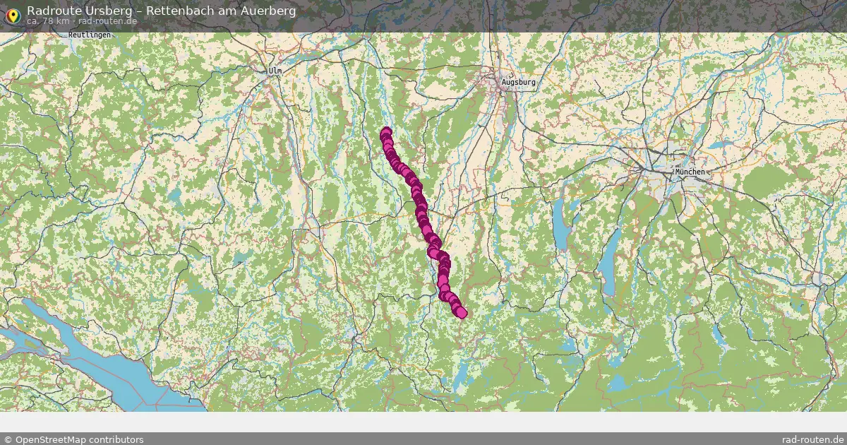 Radtour Ursberg – Rettenbach Am Auerberg