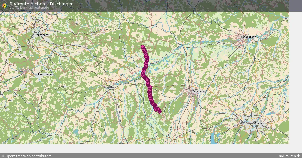 Radtour Aichen – Dischingen