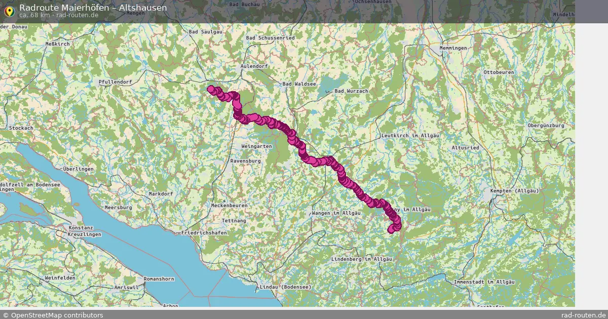 Radtour Maierhöfen – Altshausen