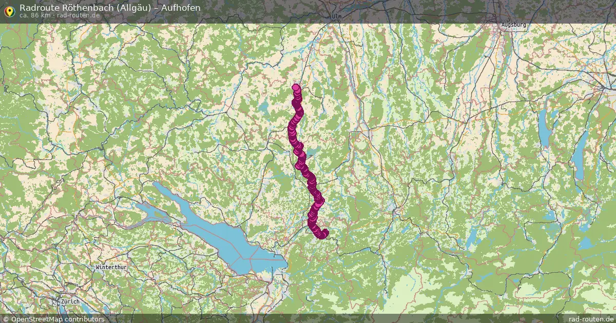 Radtour Röthenbach (Allgäu) – Aufhofen