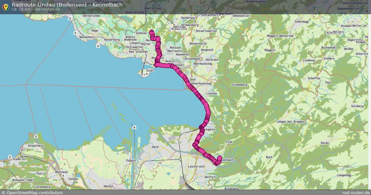 Radtour Lindau (Bodensee) – Kennelbach