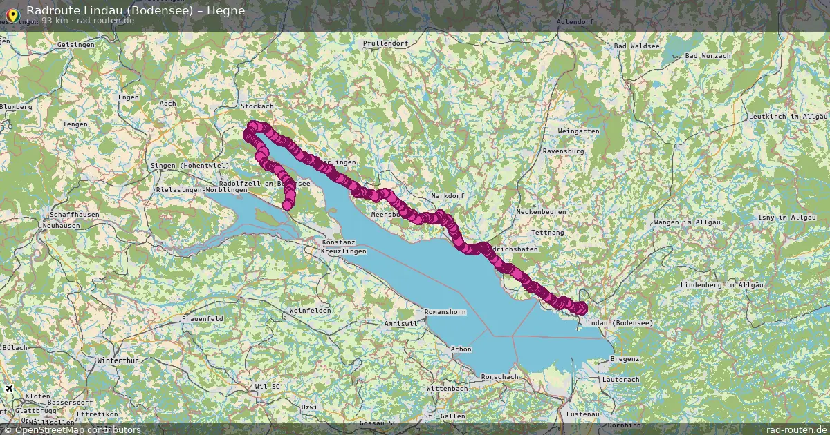 Radtour Lindau (Bodensee) – Hegne