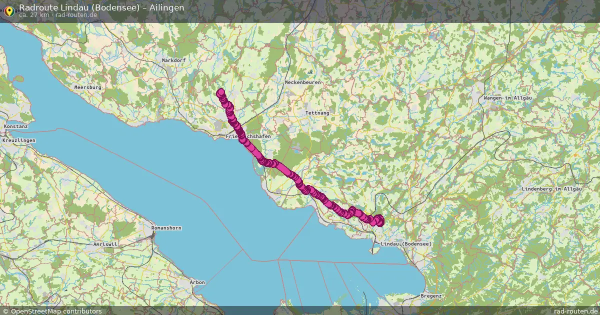 Radtour Lindau (Bodensee) – Ailingen