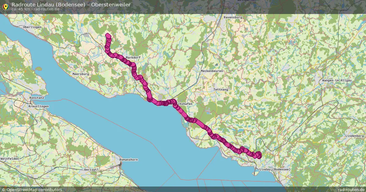 Radtour Lindau (Bodensee) – Oberstenweiler