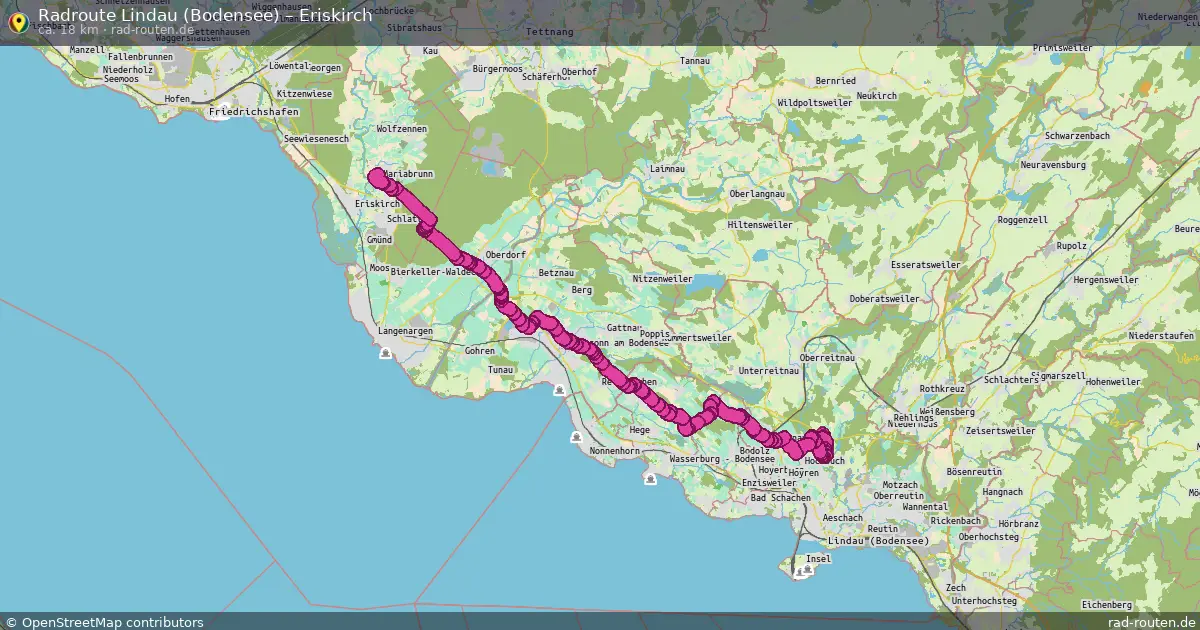 Radtour Lindau (Bodensee) – Eriskirch
