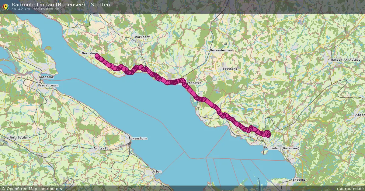 Radtour Lindau (Bodensee) – Stetten