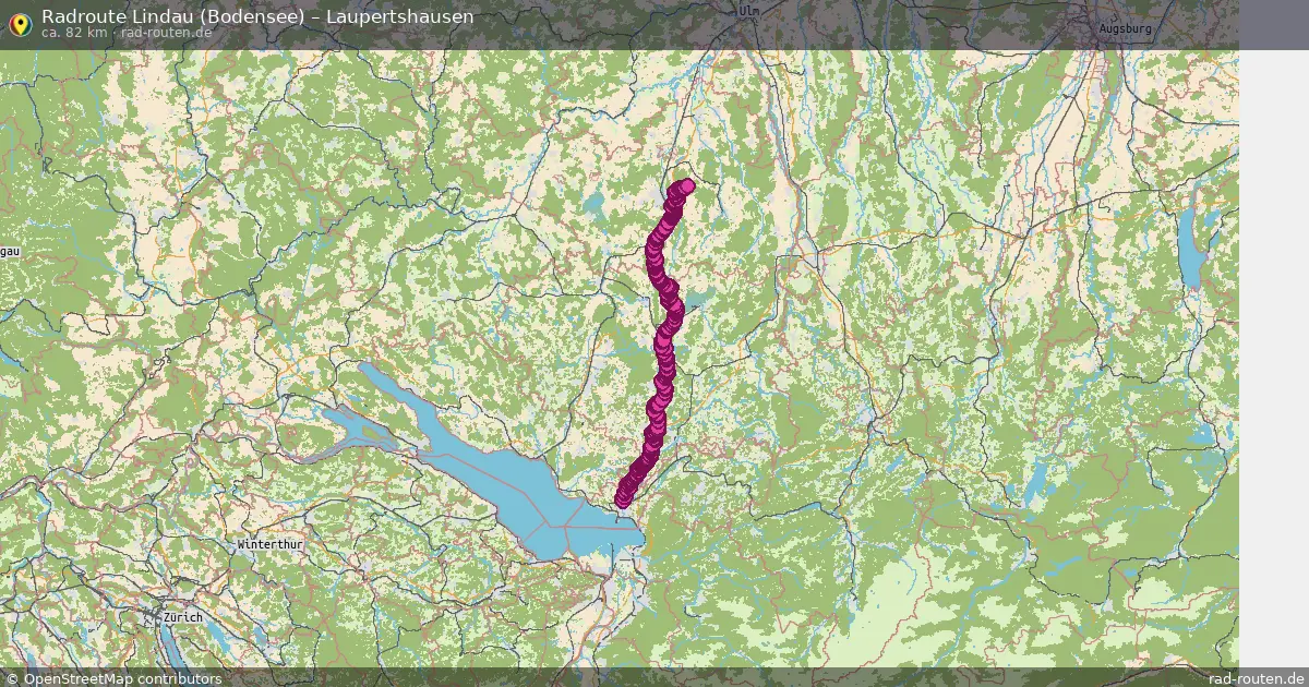 Radtour Lindau (Bodensee) – Laupertshausen