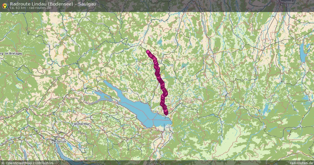 Radtour Lindau (Bodensee) – Saulgau