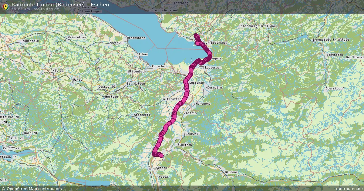 Radtour Lindau (Bodensee) – Eschen