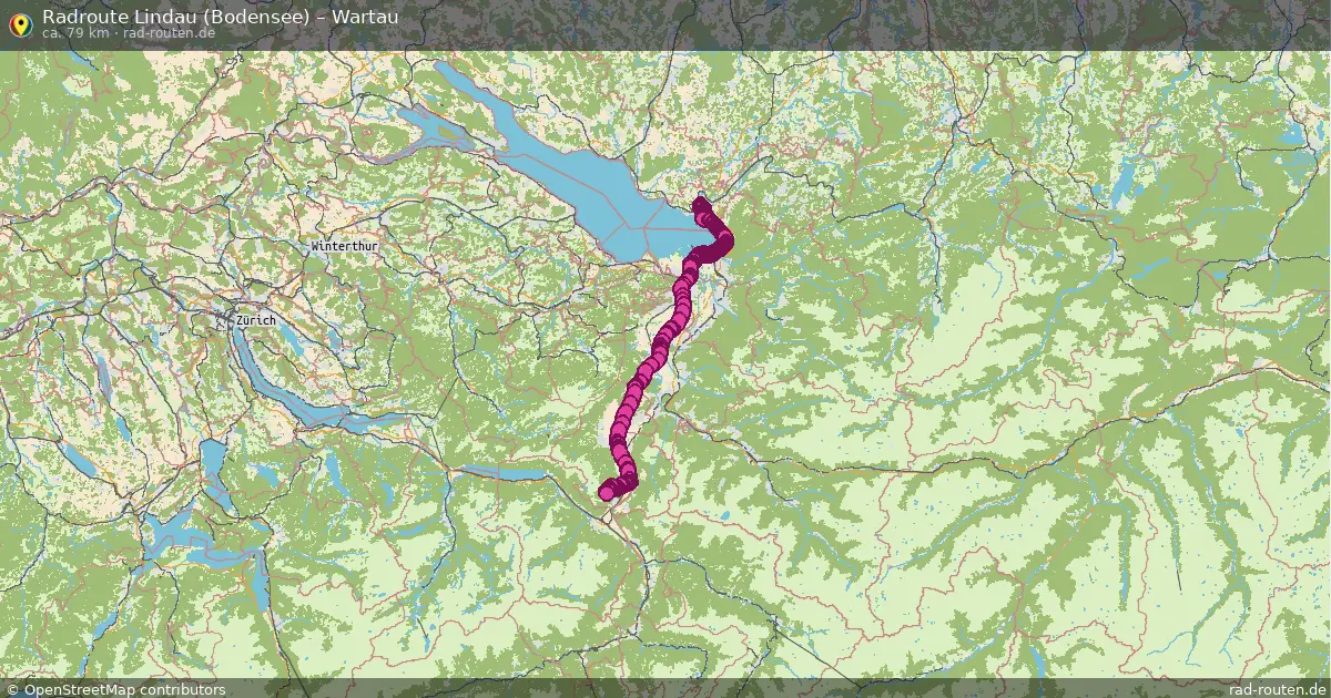 Radtour Lindau (Bodensee) – Wartau