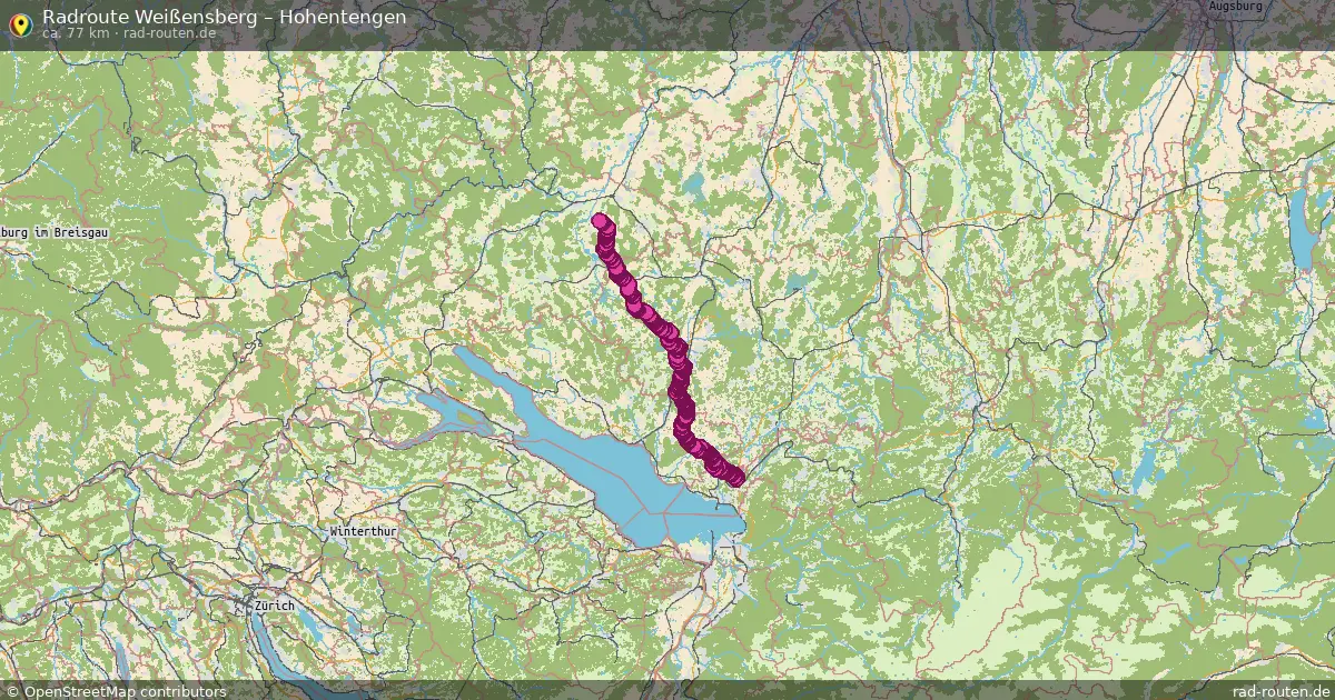 Radtour Weißensberg – Hohentengen