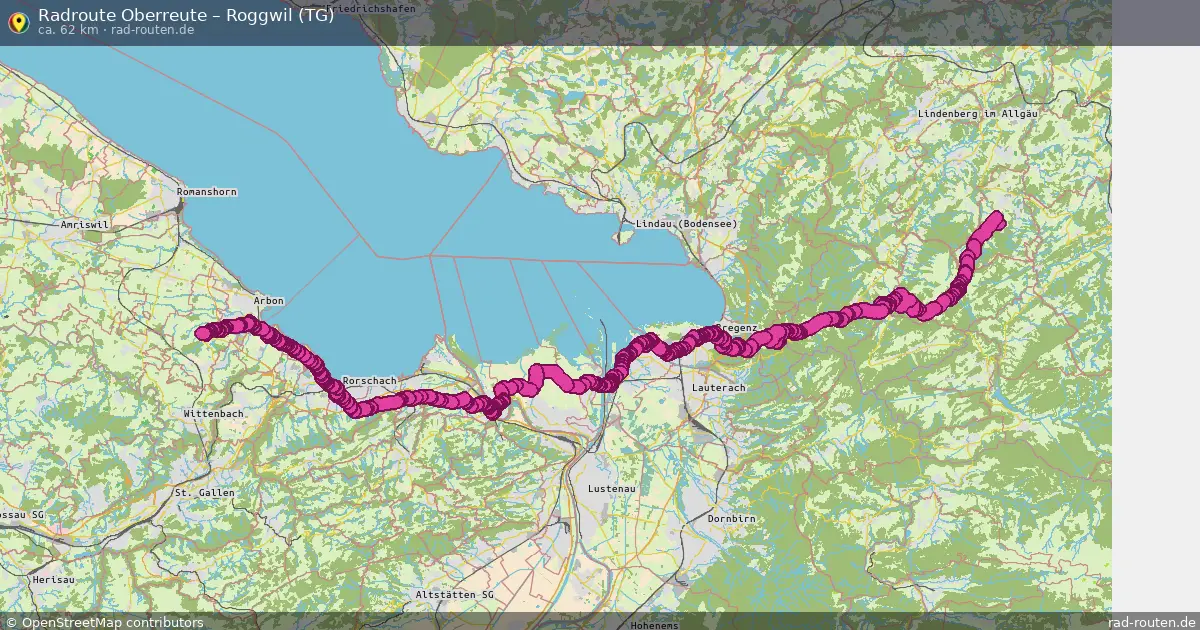 Radtour Oberreute – Roggwil (Tg)