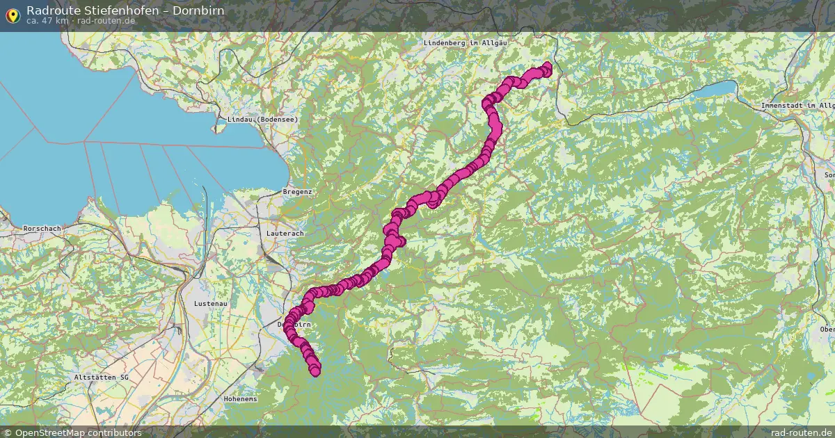 Radtour Stiefenhofen – Dornbirn