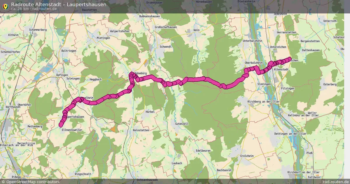 Radtour Altenstadt – Laupertshausen