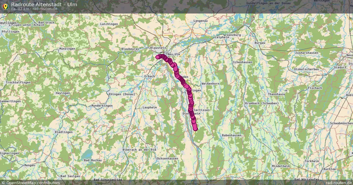 Radtour Altenstadt – Ulm