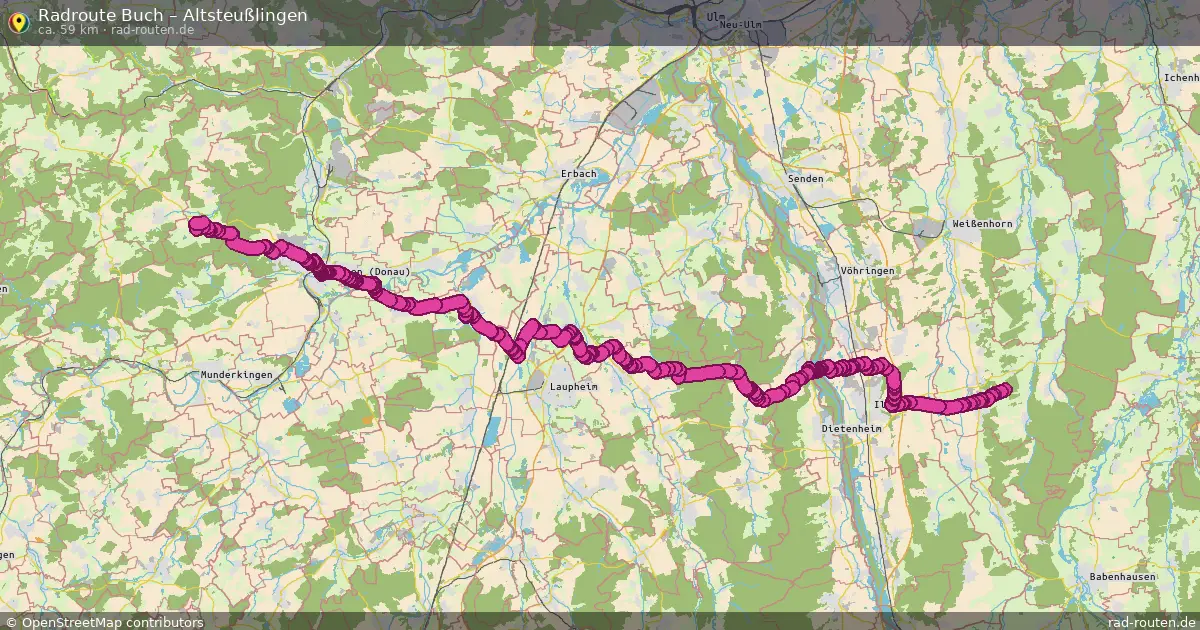 Radtour Buch – Altsteußlingen