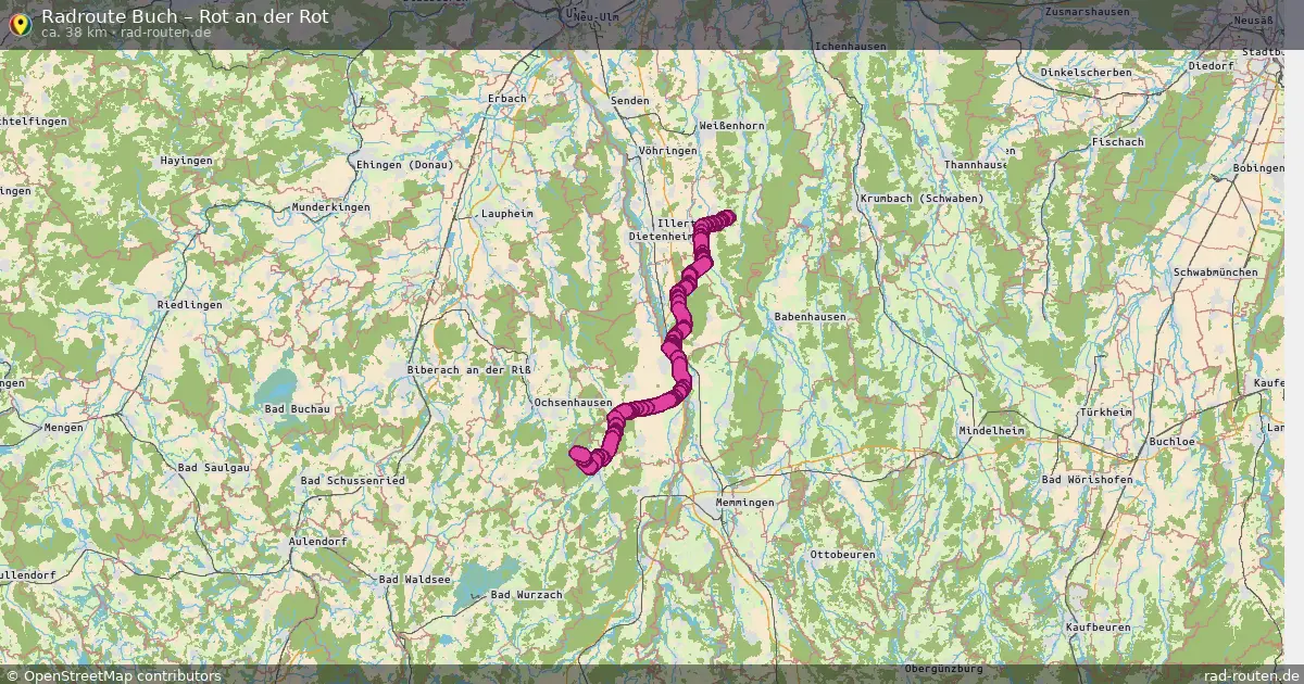 Radtour Buch – Rot An Der Rot