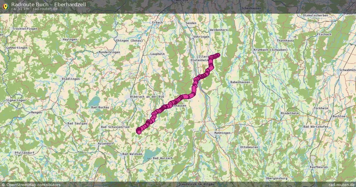 Radtour Buch – Eberhardzell