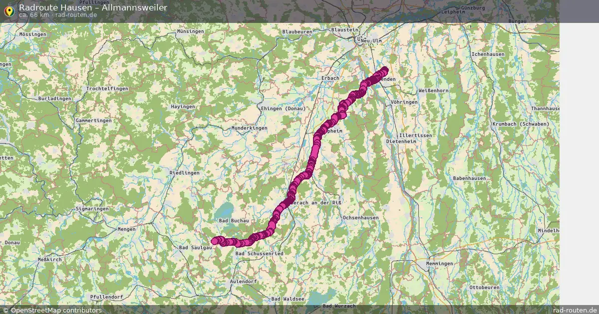 Radtour Hausen – Allmannsweiler