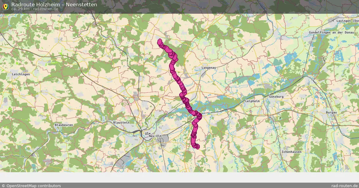Radtour Holzheim – Neenstetten