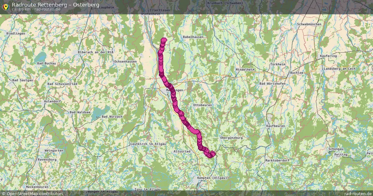 Radtour Altusried – Osterberg