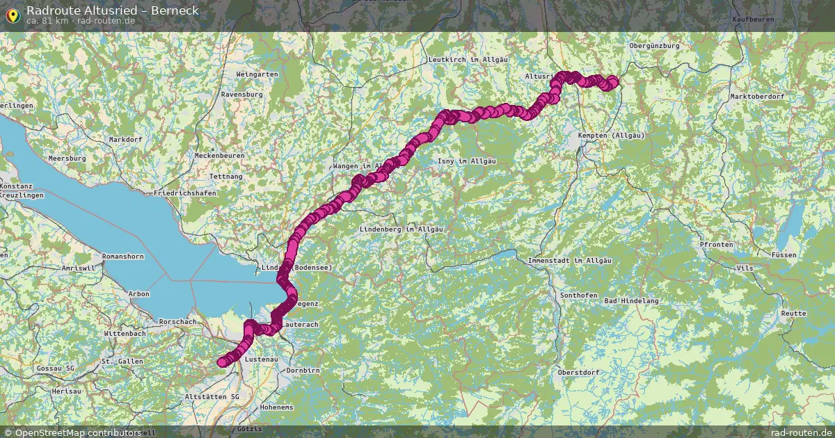 Radtour Altusried – Berneck