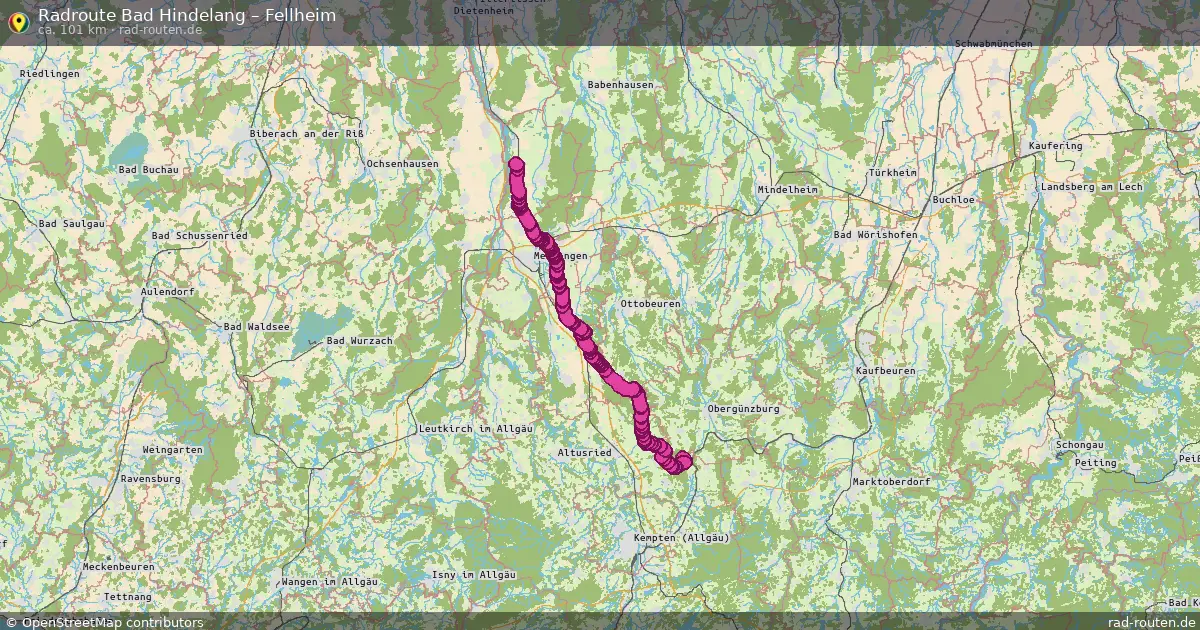 Radtour Bad Hindelang – Fellheim
