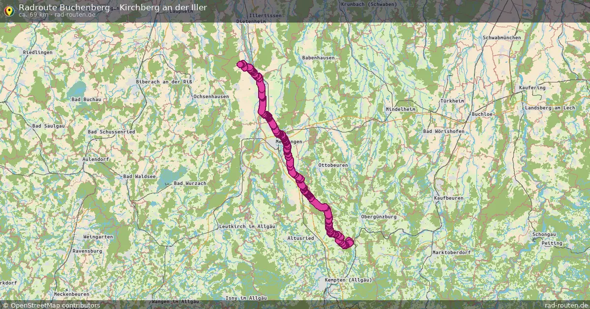 Radtour Buchenberg – Kirchberg An Der Iller