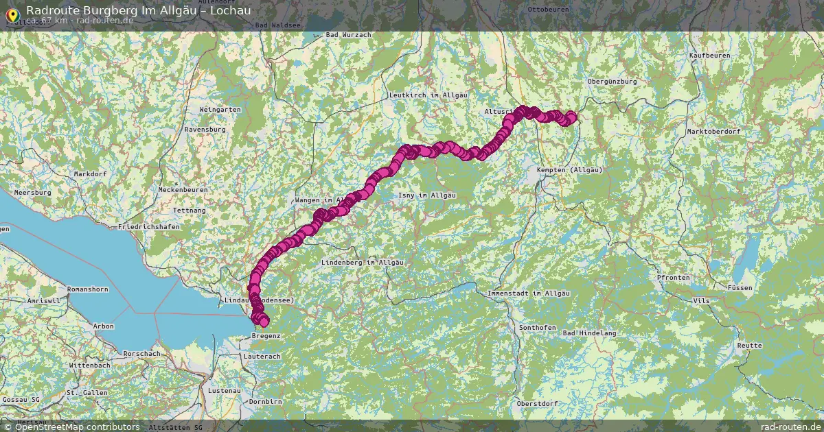 Radtour Burgberg Im Allgäu – Lochau