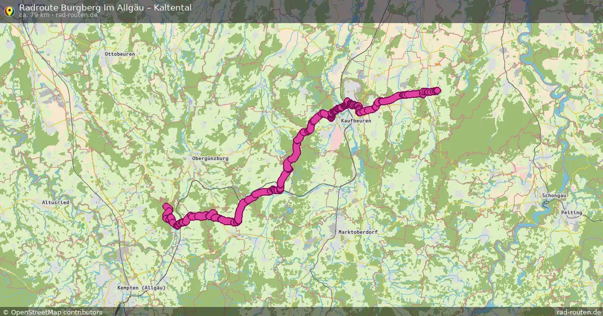 Radtour Burgberg Im Allgäu – Kaltental
