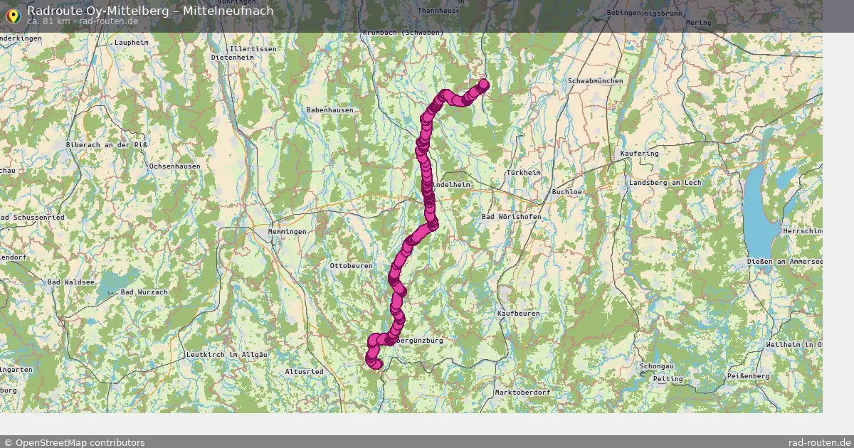Radtour Dietmannsried – Mittelneufnach