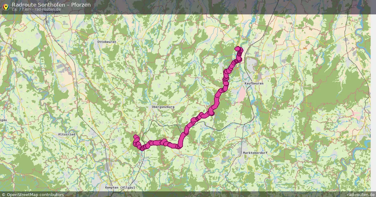 Radtour Dietmannsried – Pforzen
