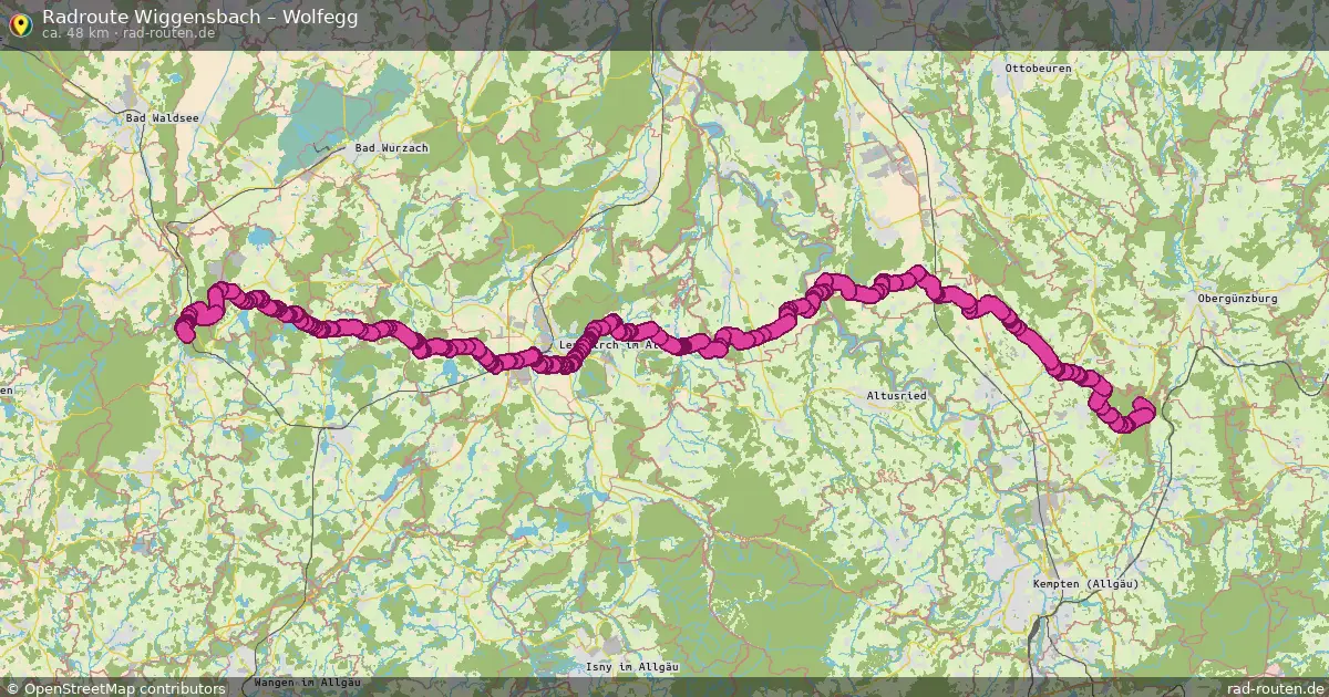 Radtour Bolsterlang – Wolfegg