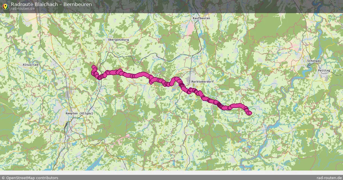 Radtour Ofterschwang – Bernbeuren
