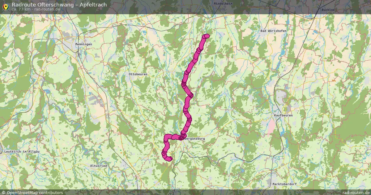 Radtour Ofterschwang – Apfeltrach