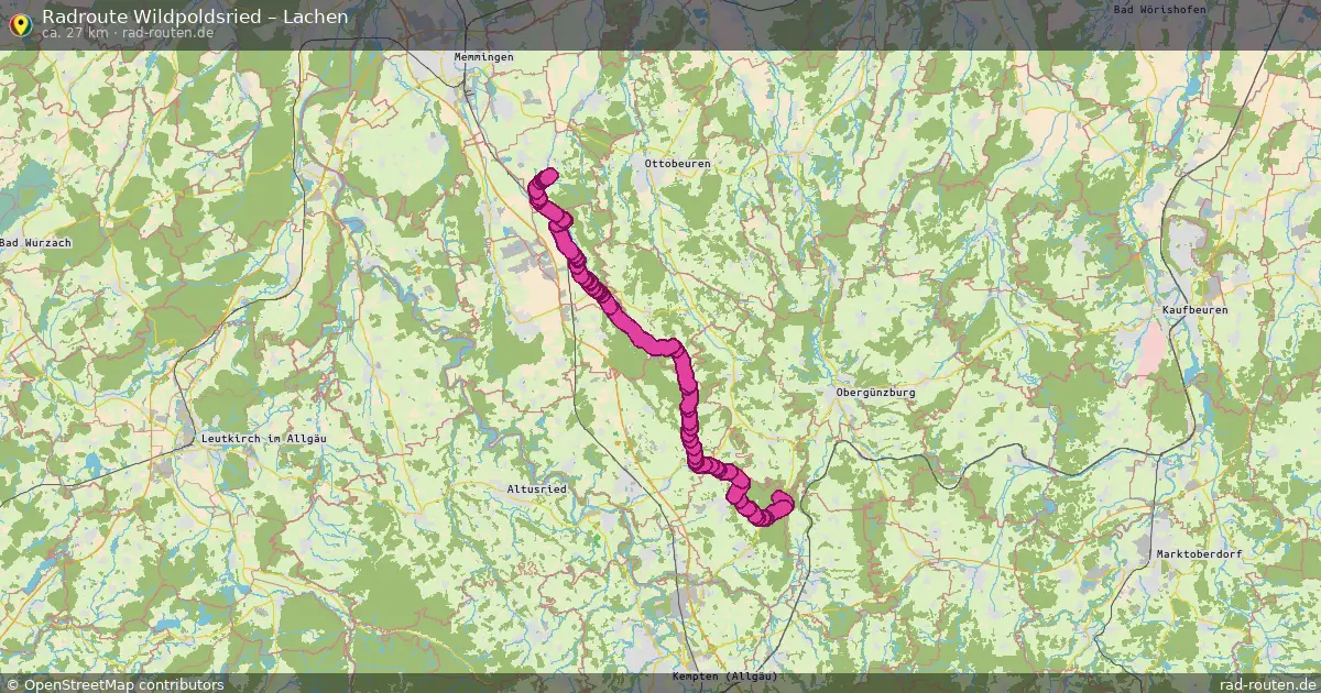 Radtour Ofterschwang – Lachen