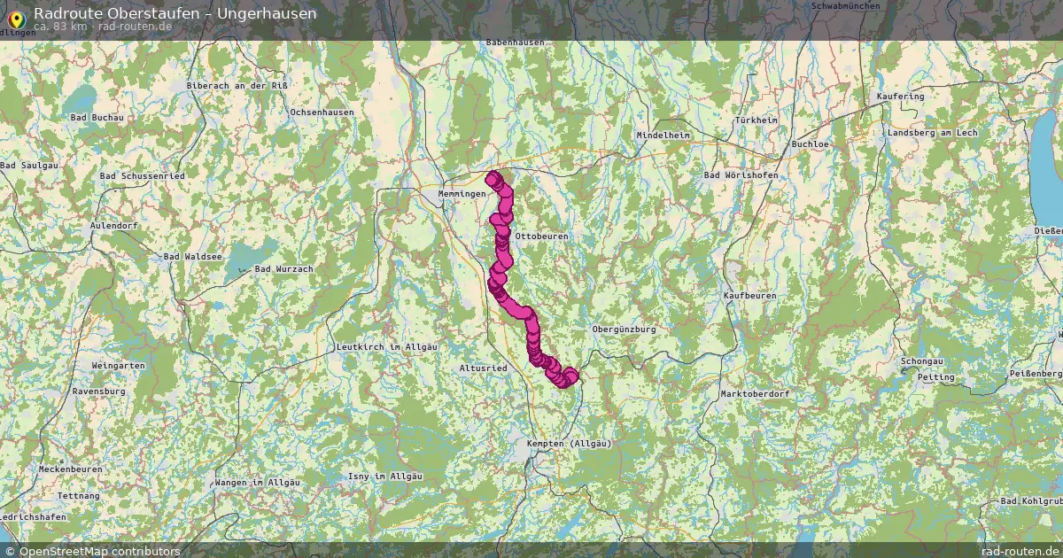 Radtour Ofterschwang – Ungerhausen