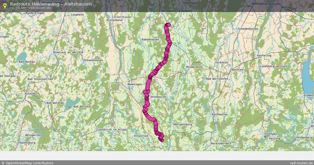 Radtour Haldenwang – Aletshausen