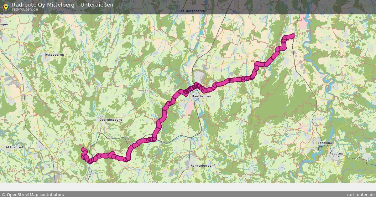 Radtour Lauben – Unterdießen