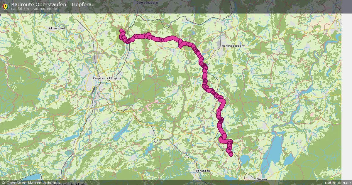 Radtour Oberstaufen – Hopferau