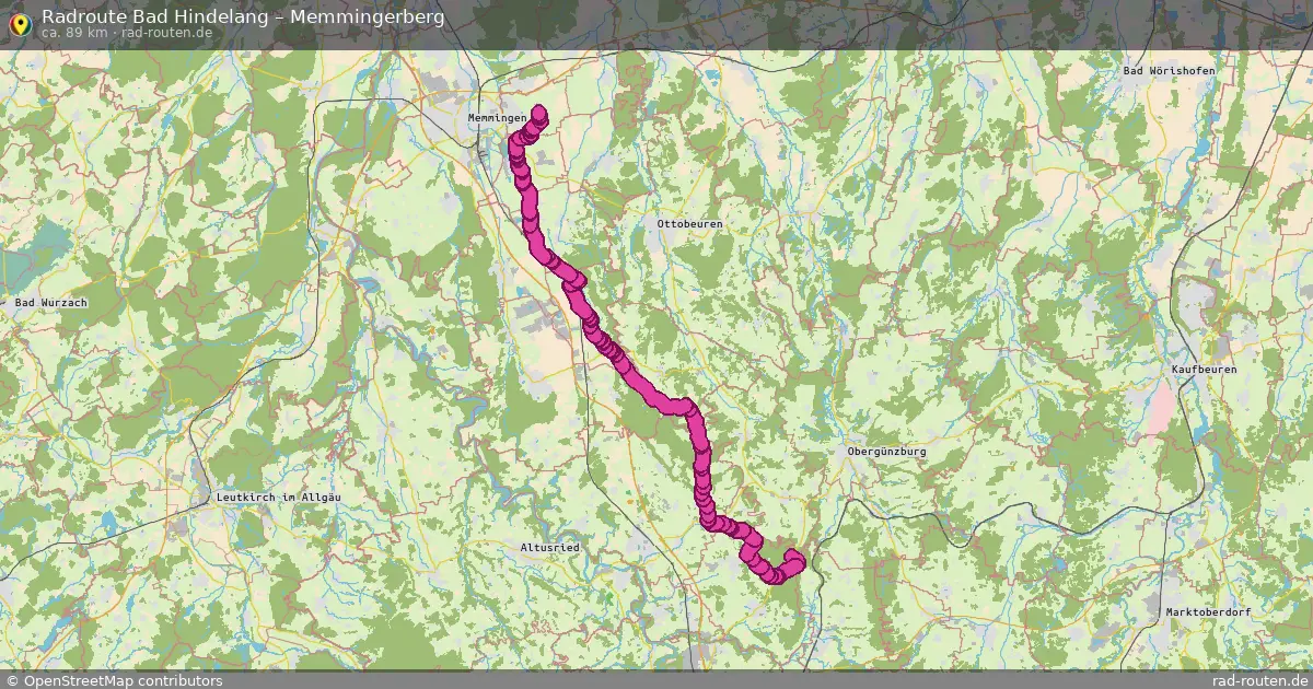 Radtour Oberstdorf – Memmingerberg