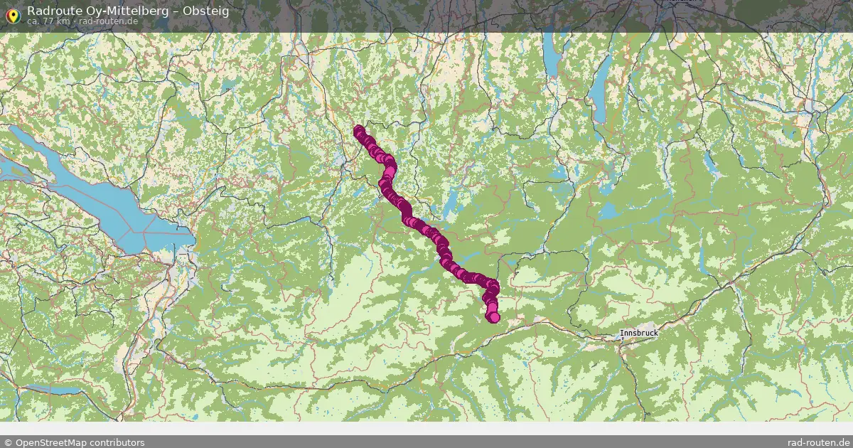Radtour Oy-Mittelberg – Obsteig