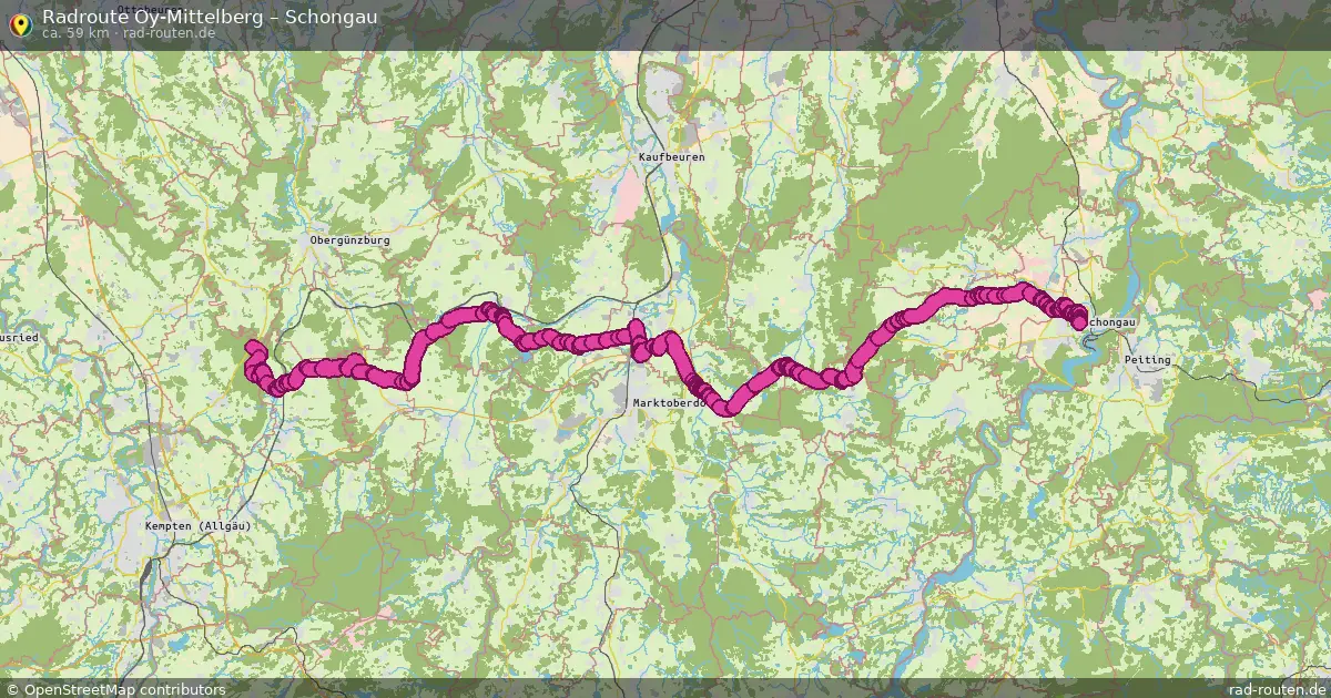 Radtour Oy-Mittelberg – Schongau