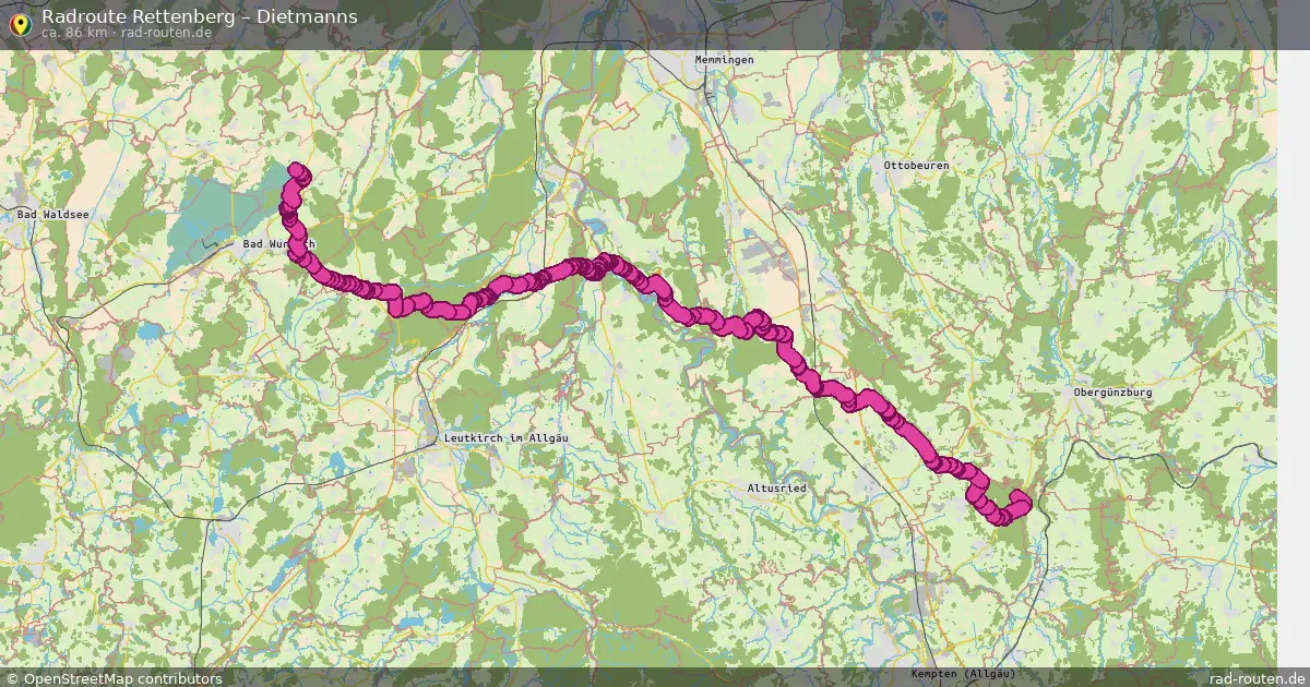 Radtour Rettenberg – Dietmanns