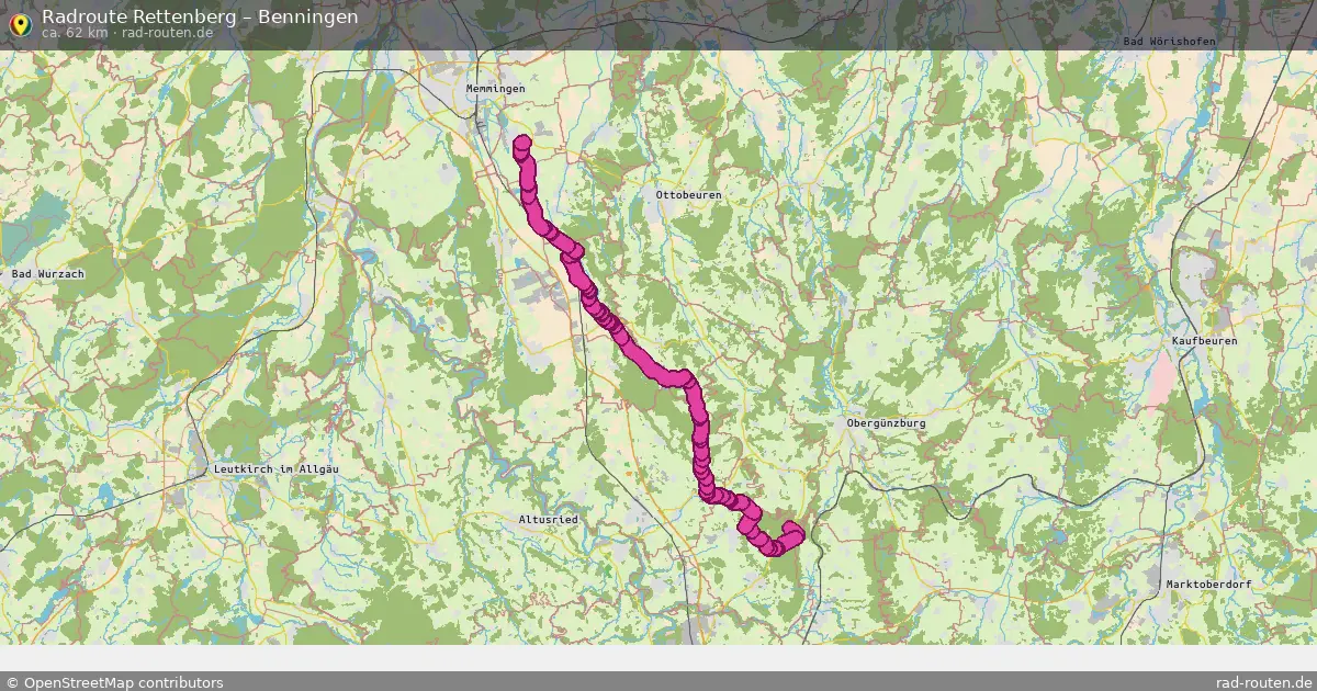 Radtour Rettenberg – Benningen