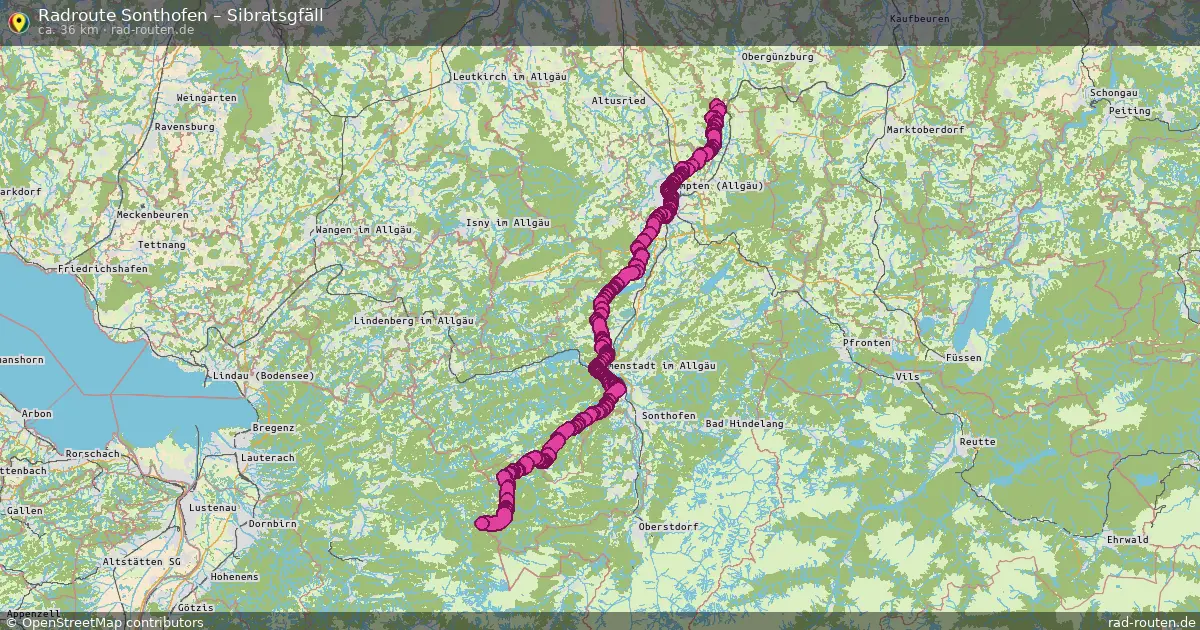 Radtour Sonthofen – Sibratsgfäll