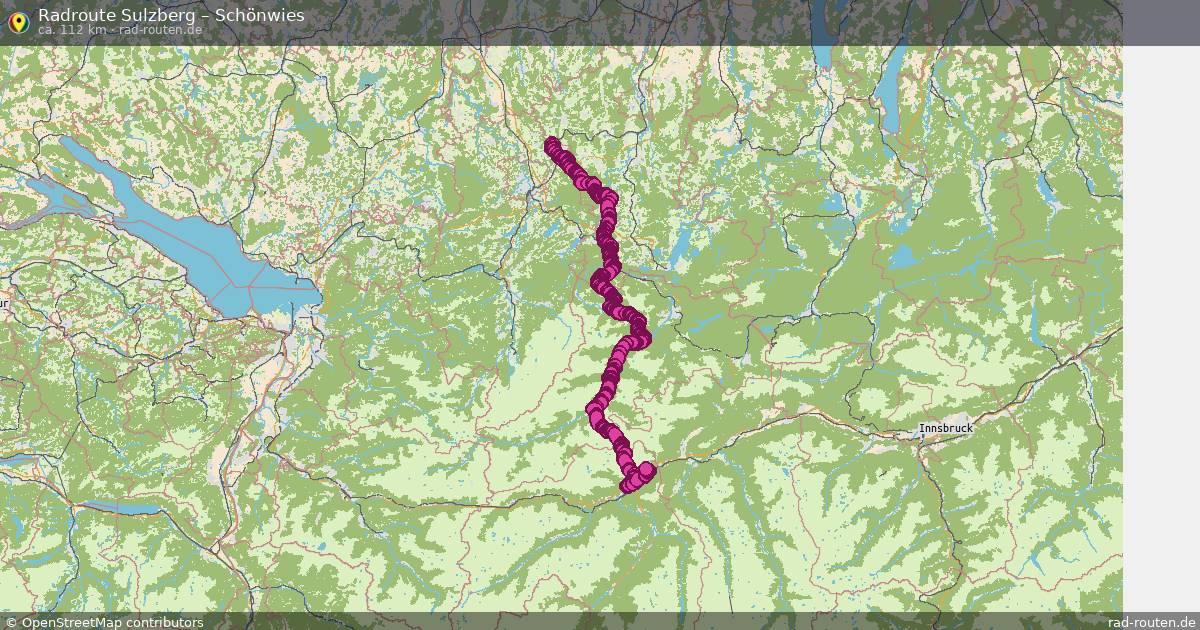 Fahrradroute Sulzberg – Schönwies