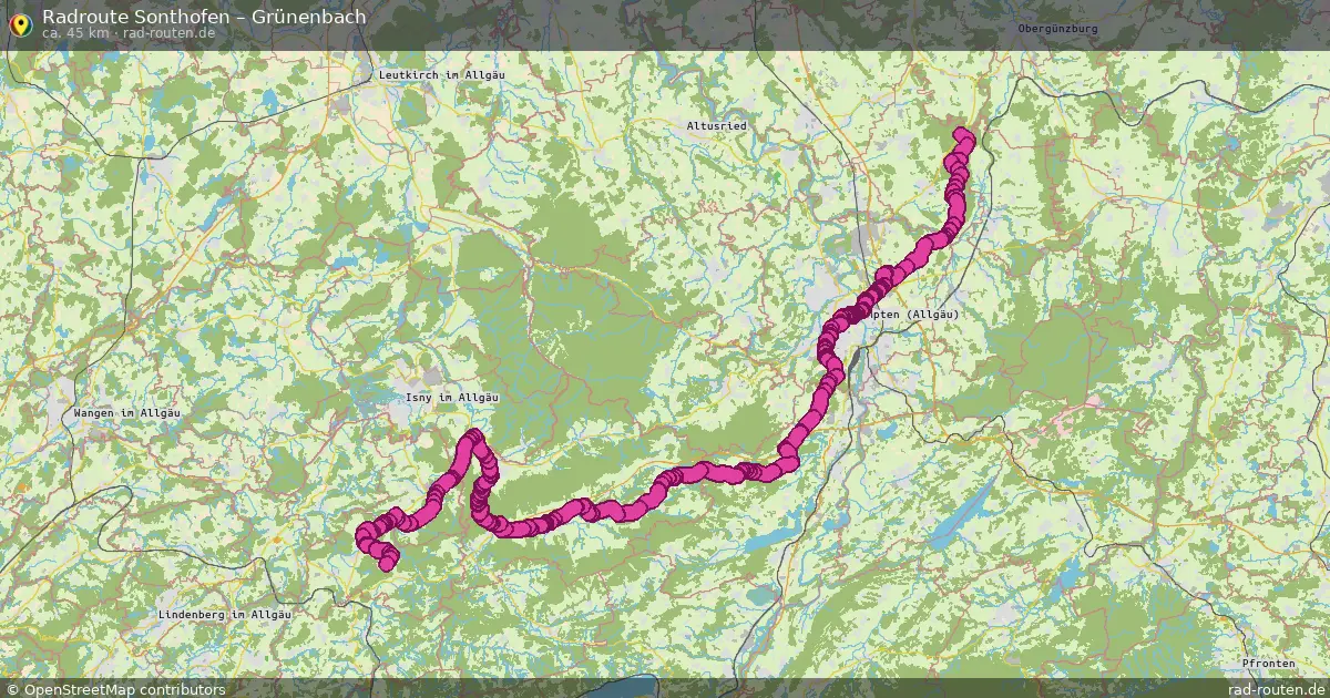Radtour Waltenhofen – Grünenbach