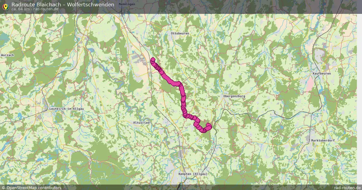 Radtour Waltenhofen – Wolfertschwenden