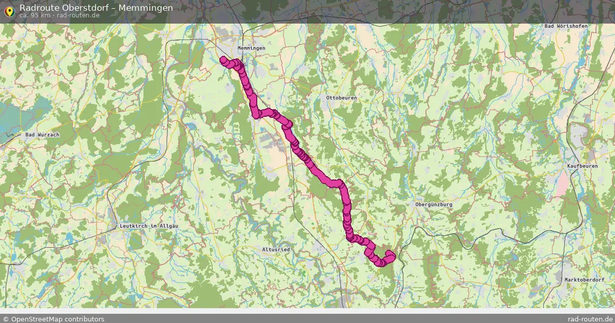 Radtour Waltenhofen – Memmingen